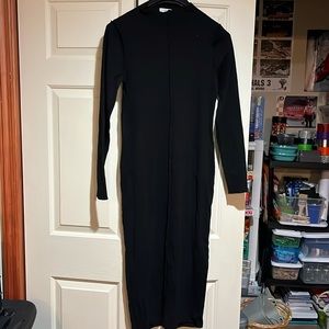 t.la by Anthropologie long  black dress